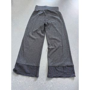Terez Metallic Knit Wide Leg Pants Small
